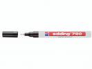 Marker Edding 780 sort 0,8mm metalindfattet spids