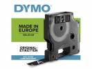 Labeltape DYMO D1 45811 S0720910 19mmx7m hvid på sort