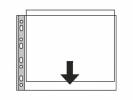 Plastlomme Esselte A3 0,08mm tværformat præg 50stk/pak