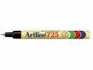 Artline 725 marker med smal 0,4 mm spids i farven sort 
