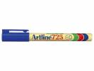 Artline 725 marker med smal 0,4 mm spids i farven blå 