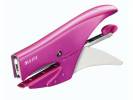 Hæftetang Leitz WOW pink metallic 15ark