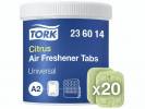 Luftfrisker Tork Airfresh A2 disc citrus 236014 4x20stk/pak