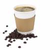 Sleeve t/kaffekop 8oz brun single wall pap 1000st/krt