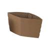 Sleeve t/kaffekop 12/16oz brun single wall pap 1000st/krt