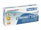 Hæfteklamme Rapid Strong 26/6 galvaniserede 5000st/pkt