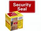 Plomberingsetiket 78x38mm Security Seal 100stk/pak