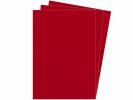 Kartonforside Fellowes A4 250g rød Delta leatherboard 100stk