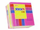 Notes Stick'N Mini Cube rosa/neon pastel 51x51mm 250blade