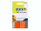 Indeksfaner Stick'N Pop Up orange 45x25mm 50stk/pak