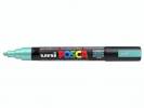 Paint marker Uni Posca PC-5M metallic green 1,8-2,5mm