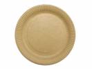 Tallerken frokost pap 23cm brun 50stk/pak