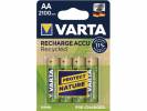 Batteri Varta Recharge AA Recycled 2100mAh 4stk/pak blister