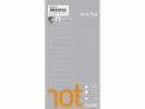 Notesblok Bantex 102x210mm lin. Wire-o spiral 70g 100blade