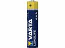 VARTA LONGLIFE AAA-batterier LR03 8 stk 