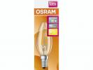 Pære Osram LED Star kerte 40W/827 E14 filament klar