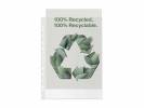 Plastlomme Esselte Recycled A4 70my m. præg 100stk/pak