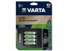 Batterilader Varta LCD Smart Charger+ 57684 + 4 AA blister