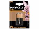 Batteri Duracell Plus Power 9V alkaline 1stk/pak