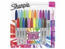 Marker Sharpie Color burst fine assorteret permanent 24stk/sæt