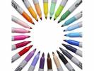 Marker Sharpie fine assorteret permanent 24stk/sæt