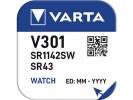 Batteri Varta 301 Watch 1stk/pak J-pack