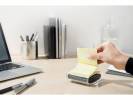 Dispenser Post-it PRO sort inkl. 1 blok Z-notes Canary yellow