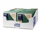 Serviet Tork Linstyle Mountain Pine Green 39x39cm 1/4 fold 50stk/pak