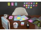 Post-it Super Sticky Notes3 linjerede- + 6 standard blokke blandede størrelser 90ark/blk 9blk/pak Cosmic farvekollektion