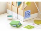 Post-it Super Sticky Notes linjerede 101mmx101mm 90ark/blk 6blk/pak Oasis farvekollektion