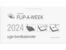 Mayland 2024 24136000 Flip-A-Week bordkalender refill 10x18cm 