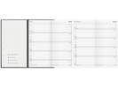 Index Planner PP grå foldet 8,8x16,6cm 24 0810 00