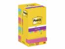 Post-it blok Super Sticky Carnival 76x76mm 12blk