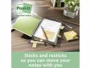 Post-it Super Sticky Recycled notesblok 47,6x47,6mm gul 12stk 