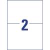 Laseretiket, Avery, L4717REV-20 Non.Perm. 210x148mm hvid, antal etiketter pr. ark : 2 pakke a 800 stk