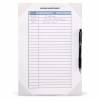Selvkl&aelig;bende lommer, BNT Kang Easy Write 220x305x7mm, A4, hvid pakke a 2 stk