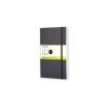 Notesbog, Moleskin Classic, ulinjeret sort, 130x210mm