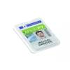 Kortholder, Durable 105x283x80mm, 54x85mm kort st&oslash;dsikker transparent pakke a 10 stk