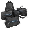 Computertaske, NoName Blue Line, passer til 15,6", Slim, sort