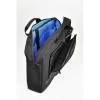 Computertaske, NoName Blue Line, passer til 17", Slim, sort