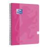 Notesbog, Oxford Touch, Kvadreret, A4+ pink, 238x297mm, 90g/m2