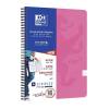 Notesbog, Oxford Touch, Kvadreret, A4+ pink, 238x297mm, 90g/m2