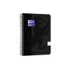 Oxford Touch notesbog A5+ kvadreret 70 ark 90g sort