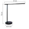 Unilux Diva LED bordlampe sort