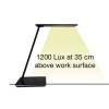 Bordlampe, Unilux, Linka, USB+QI oplader sort