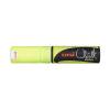 Chalkmarker, Uniball Ocean care, PWE-8K 8MM, Rund spids, gul, permanent