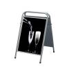 Gadeskilt, Twinco, Twin Light 600x1010x60mm, hvid