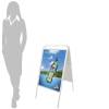 Gadeskilt, Twinco, Twin Light 600x1010x60mm, hvid