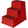 Sikkerhedstrin, Twinco Twin 890x585x730mm, 3 trin, gul