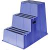 Sikkerhedstrin, Twinco Twin 890x585x730mm, 3 trin, bl&aring;